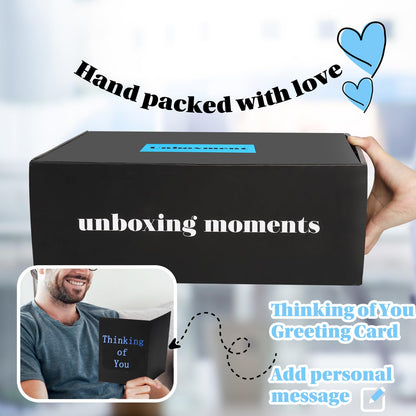 UNBOXMENT Care Package for Men, Get Well Soon Gifts, Feel Better After Surgery Recover Gift Basket, Cancer Chemo Encouragement Thinking of You