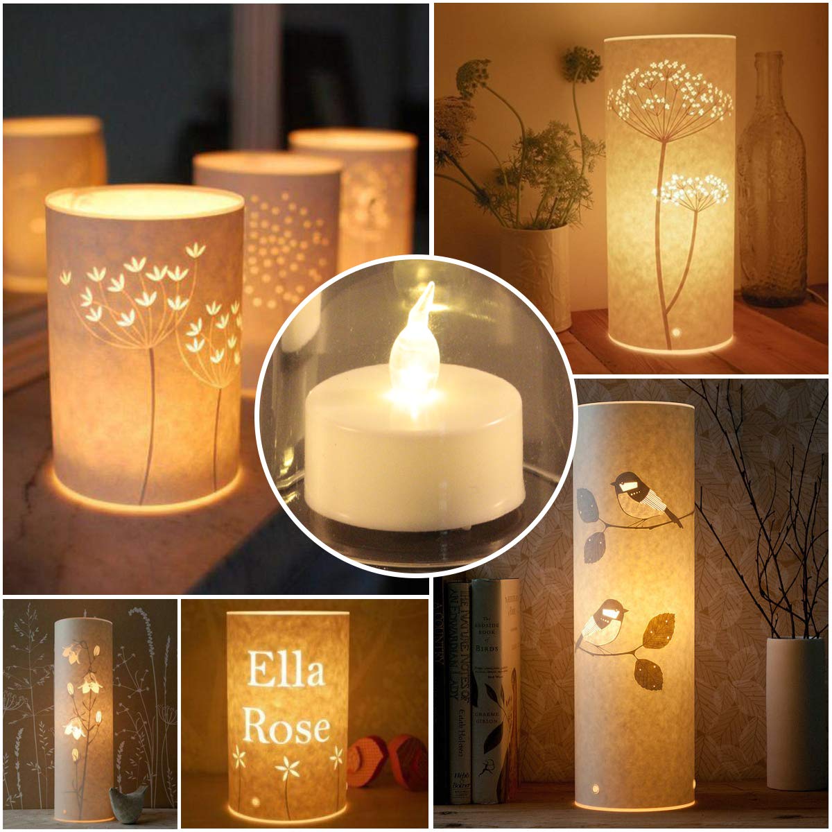 GameXcel Flameless LED Tealight Candles, 30 Pack Battery Operated Flickering Tea Lights Fake Candles Unscented Realistic Warm Electric Votive Candles for Wedding Holiday Party Home Christmas Decor