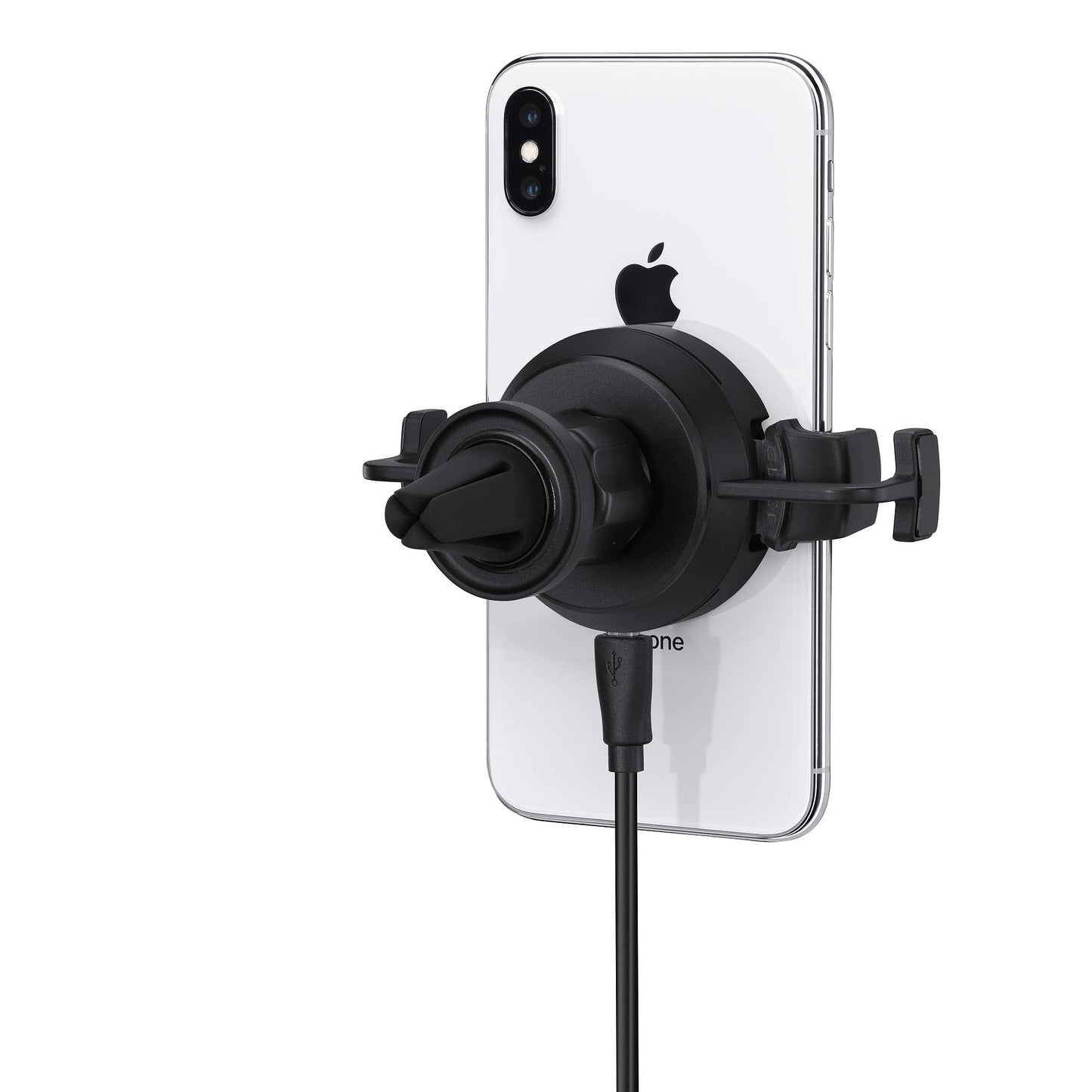 Mophie Universal Wireless Vent Mount Made for All Apple iPhones with Qi Enabled - Black