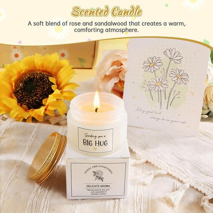 Daisy Gift Box for Women & Teen Girls – Self Care Gift Set, Cheer Up, Thinking of You & Get Well Soon Care Package for Mum, Sister, Daughter, Best Friend, Birthday Gift Basket &Thank You Gifts for Her