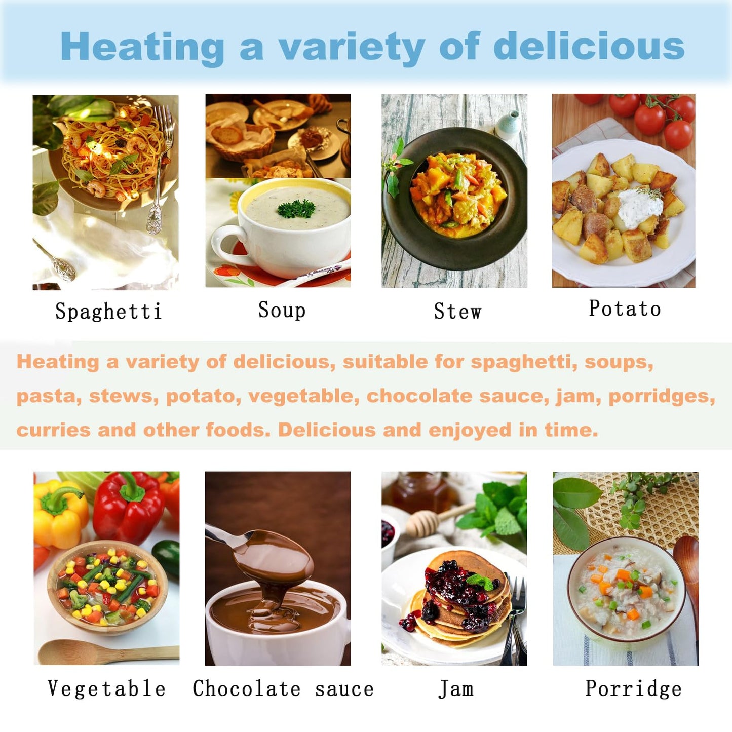INTSUPERMAI 5 Pots Electric Commercial Food Soup Warmer Canteen Buffet Steam Heater Stainless Steel 110V 1500W 1/6 GN x4+1/3GN x1 6 inch deep Adjustable Temp Restaurants, Catering and Parties