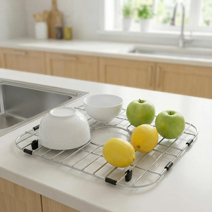 JIUBAR Sink Protectors for Kitchen Sink 12" 13" 16" 18" 19" 24" 26" 28" 29" 30" Silicone Sink mat| Silicone Kitchen Sink Mat for Bottom of Farmhouse(13.58"x 11.6"Black)