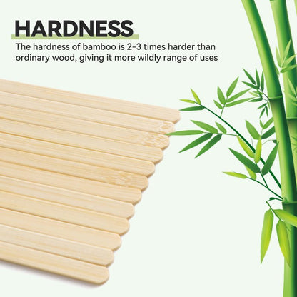 50 Pcs 6 inch Craft Sticks for Ice Cream Sticks,Popsicle,Craft Sticks, Treat Sticks,Ice Pop Sticks,DIY Crafts