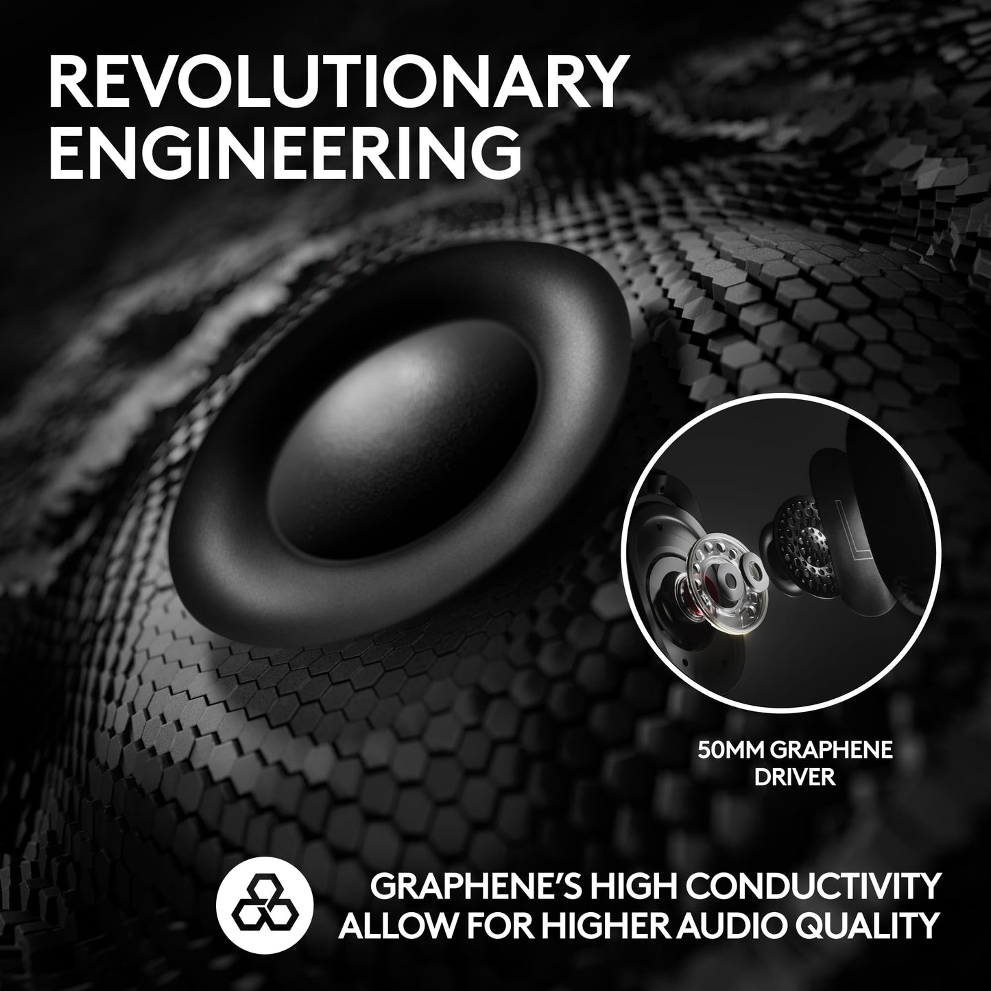 Logitech G PRO X 2 Lightspeed Wireless Gaming Headset: Wireless Gaming Headphones with Mic, 50mm Graphene Drivers, 2.02.0—7.1 Surround, Bluetooth/USB/3.5mm Aux, for PS4/PS5/PC/Nintendo Switch - Black