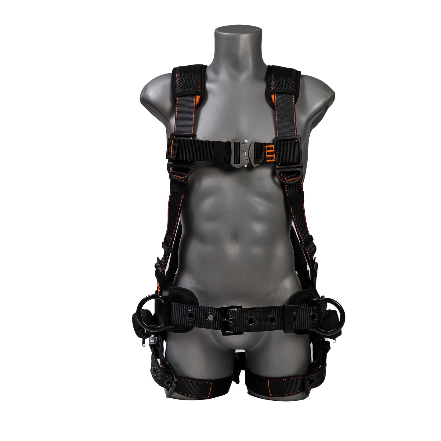 Frontline 110CTB Combat™ Lite Full Body Harness all Aluminum | Hardware Trauma Straps | OSHA and ANSI Compliant (Size: M-L)
