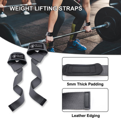 J Bryant Barbell Pad Set with 2 Ankle Straps for Cable Machines Hip Resistance Band Weight Lifting Straps Thick Cushion Hip-Thrusts Pad with Carry Bag for Squats Bench Press Workout