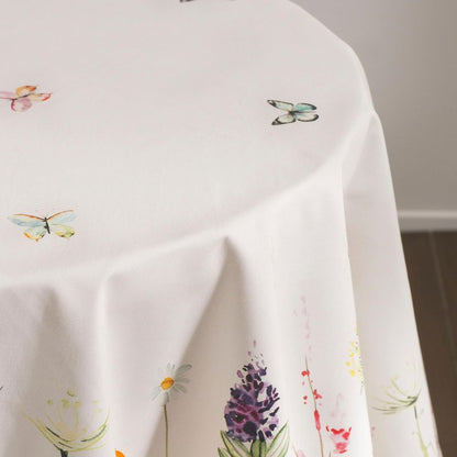 Maison d' Hermine Table Cloth Square Table 100% Cotton 60 x 60 Inches Tablecloth Reusable Decorative for Dining Kitchen Room Farmhouse Home Gifts for Mothers Day Spring Summer - Botanical Fresh