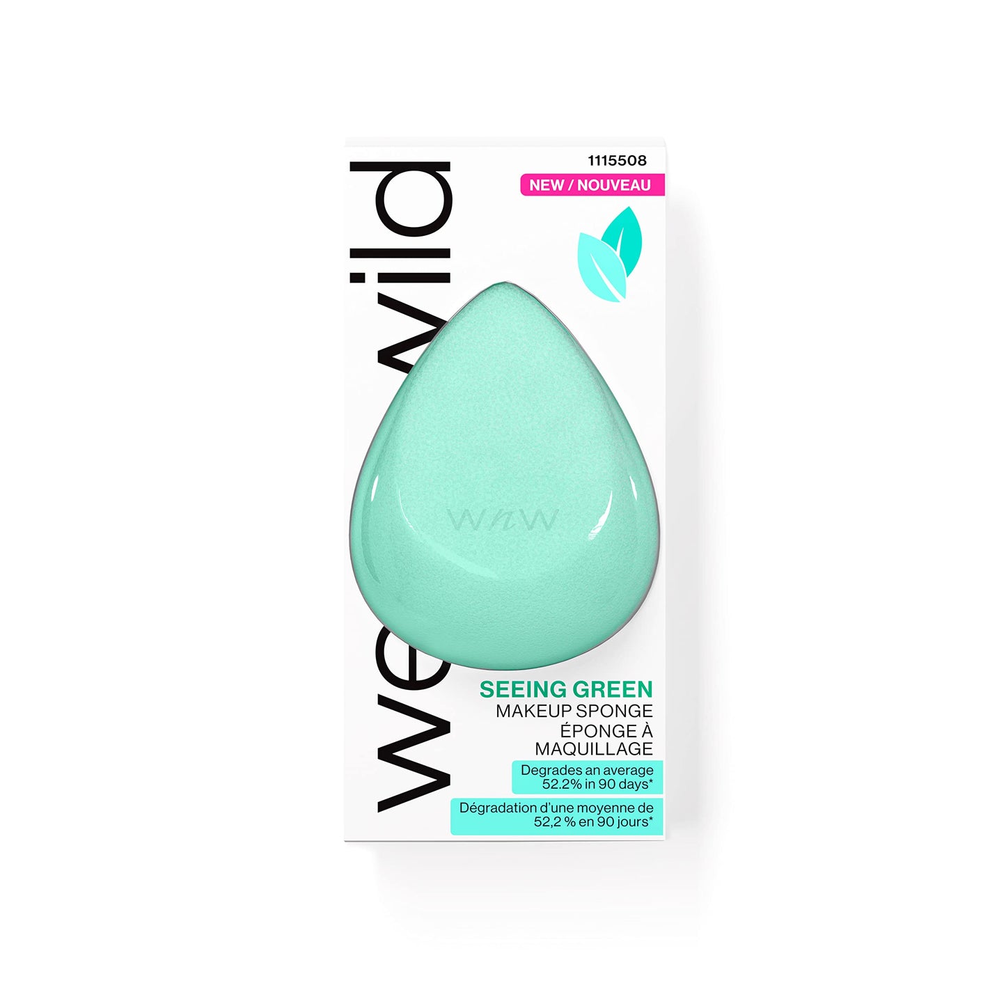 wet n wild Makeup Sponge - Low Product Absorption for Streak-Free Application, Effortless Blending Beauty for a Smooth Professional Looking Finish, Cruelty-Free & Vegan-Pink