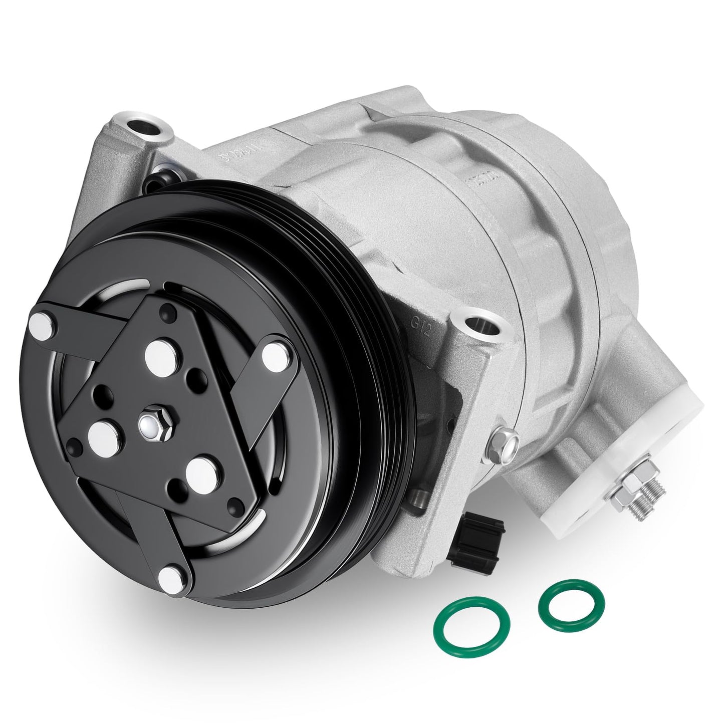 SYKRSS 68436 Air Conditioning A/C Compressor with Clutch Compatible with INFINITI FX35 2003-2008 3.5L V6, for G35 2003-2006 3.5L V6, GAS