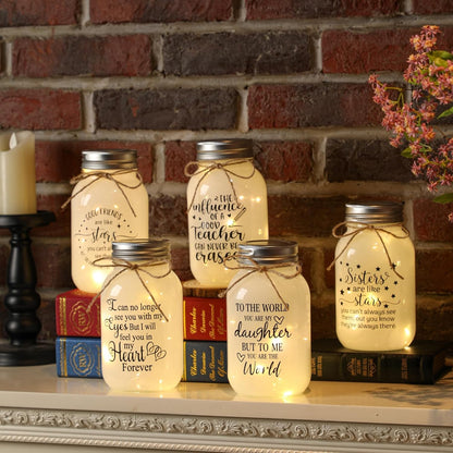 Maracco 30 oz Large Mason Jar Night Light | Perfect Mother's Day & Birthday Gift for Daughters