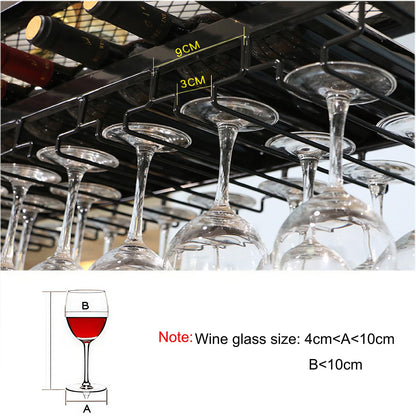 59IN Ceiling Wine Glass Rack with light, Acrylic Hanging Wine Rack with Glass Holder and Transparent Shelves, Wine Bottle Holder Goblet Stemware Racks Modern Home Bar Coffee Decor Rack (150CM)