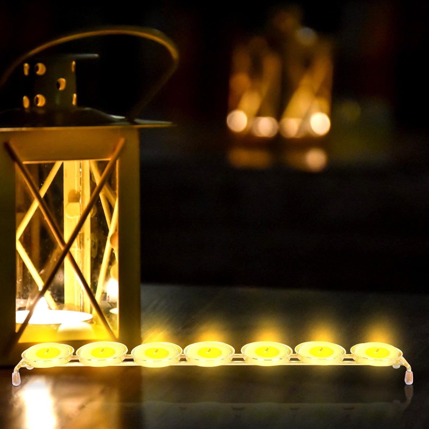 HEALEEP Butter Lamp Holder Buddhist Candleholder Iron Candlestick Stand for Temple Worship Home Ritual Sacrifice Supplies
