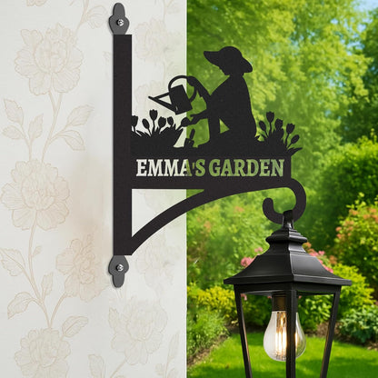 Skiennix Personalized Metal Plant Hangers - Heavy-Duty Indoor & Outdoor Wall Bracket | Perfect for Bird Feeders & Lanterns