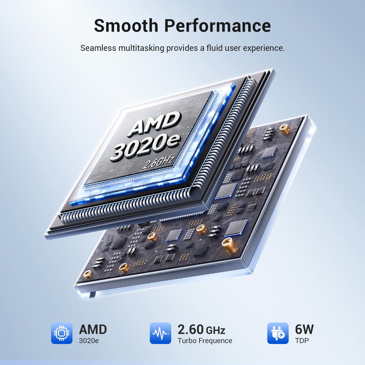 MAXVELTH 15.6 Inch Laptop Computer, AMD 3020e Processor (Up to 2.6GHz), 8GB RAM 512GB SSD, 1080P IPS FHD Display, USB3.2, Type-C, HDMI, WiFi 5, Win11 Laptop, Notebook Laptops for Business and Students