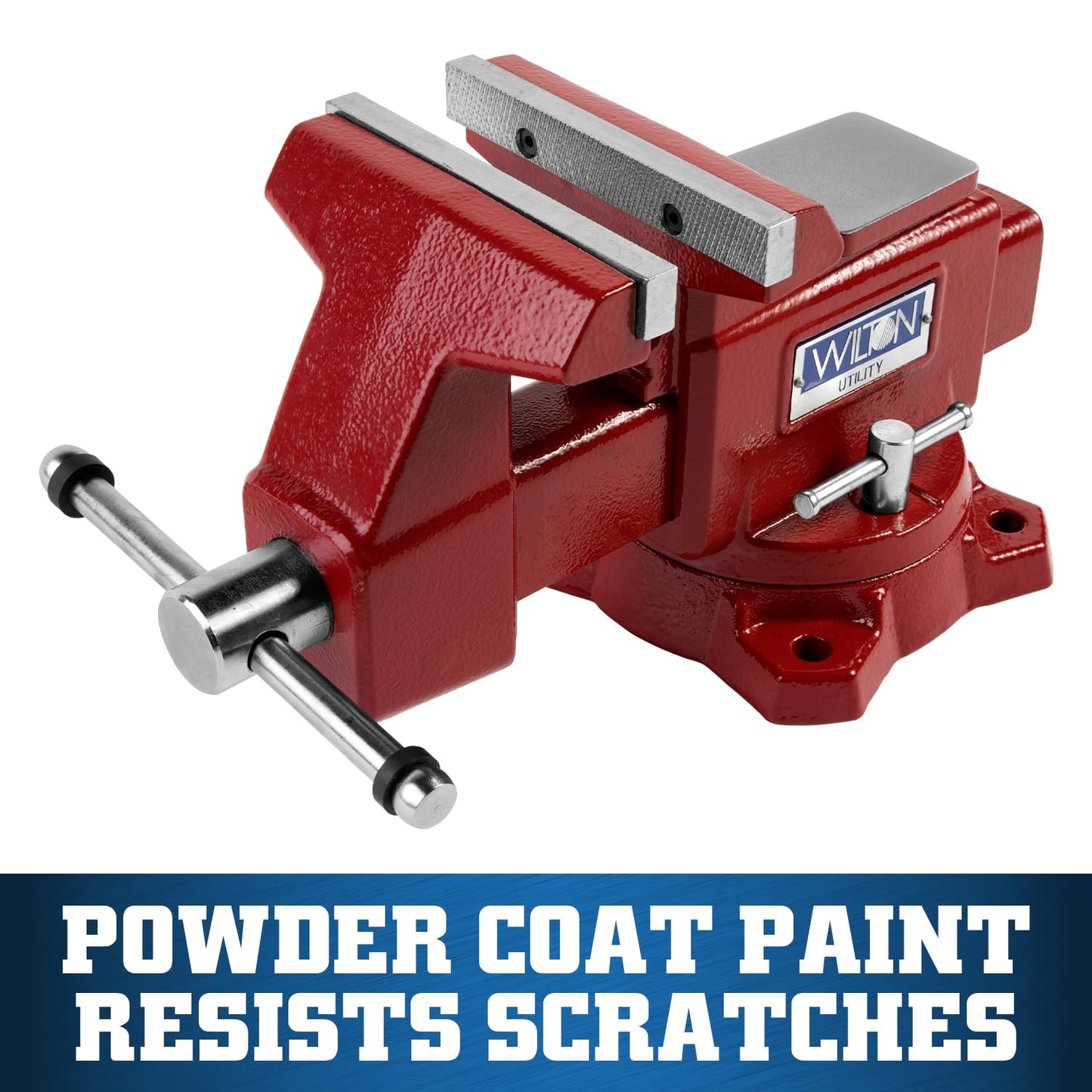 Wilton Utility Bench Vise, 5-1/2" Jaw Width, 5" Jaw Opening, 3-1/4" Throat (Model 675U)