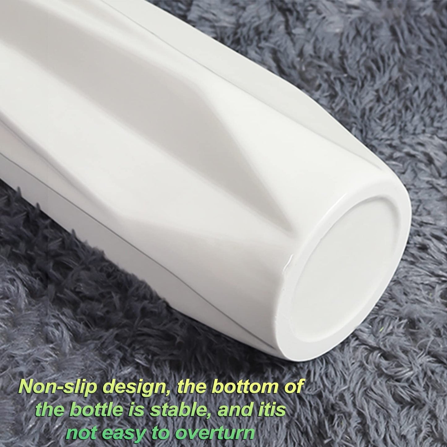 FKTHYO Floor vase Ceramic Vase,Decorative Large,Floor, Large Floor Vase,White Ceramic Vase,Handcrafted,Sophisticated Vessel for Decorative Branches and Dried Flowers (White 30cm)