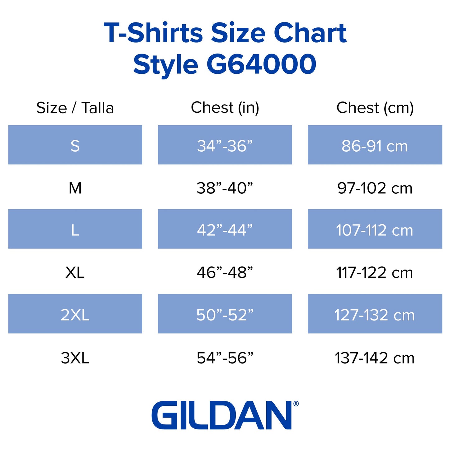 Gildan Adult Softstyle Cotton T-Shirt, Style G64000, Multipack, Navy (2-Pack), Large