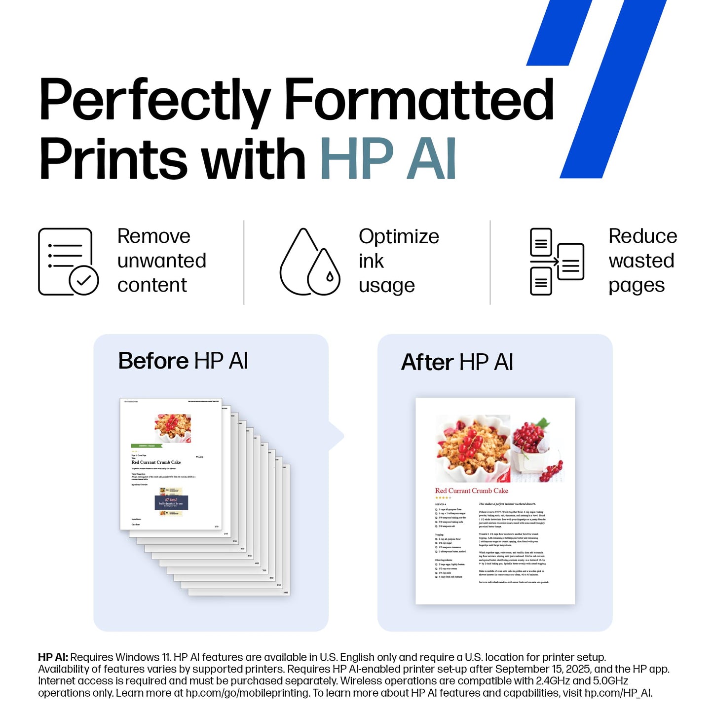 HP OfficeJet Pro 8139e Wireless All-in-One Color Inkjet Printer, Print, scan, Copy, fax, ADF, Duplex Printing Best-for-Home Office, 1 Year Instant Ink Trial Included, AI-Enabled (40Q51A)