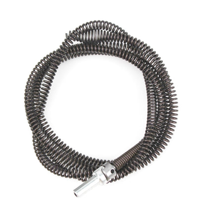 10mm Heavy-Duty Drain Auger Snake Cable with Drill Adapter - 6.5Ft/2M Flexible Plumbing Clog Remover for Kitchen, Bathroom, Toilet, Shower Sink & Pipe