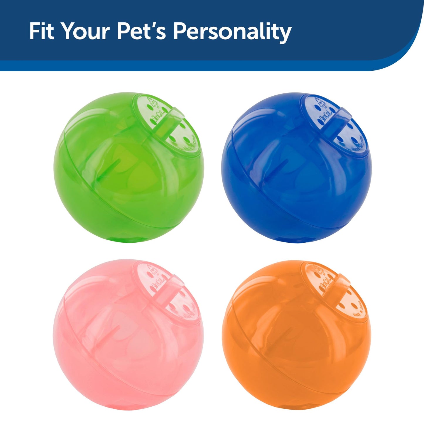 PetSafe SlimCat Interactive Feeder - Combines Play with Mealtime - Adjustable Portions - BPA-Free Plastic - Slow Feeder for Digestion - Lightweight, Dishwasher-Safe Toy - Green