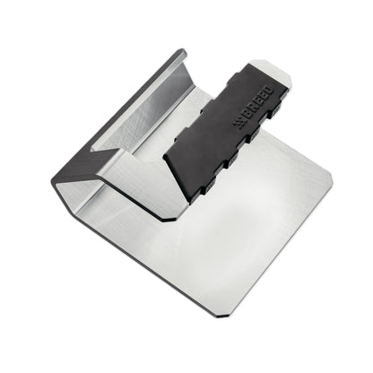 Breeo Griddle Press, 2.6 lbs - Heavy-Duty, Stainless Steel, USA Made - Smash Burgers, Patty, Steak, Sandwiches - Flat Top Grilling, Grill & Hamburger Press - Smash, Sear, Sizzle - Griddle Accessories