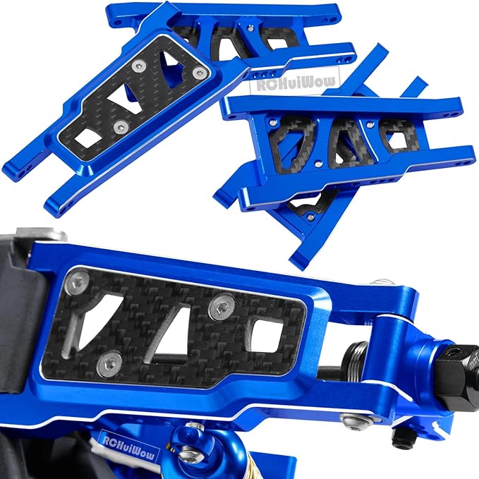 RC Upgrades Part for 1/10 SlashSuspension ArmsShock TowersBody MountCaster BlockSteering BlocksRear Stub Axle CarriersSteering BlockDriveshaftNavy Blue