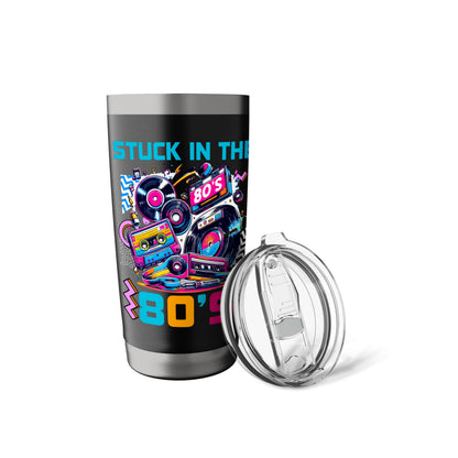 Stuck In The 80's Music Party Costume 80's Theme Party Stainless Steel Insulated Tumbler