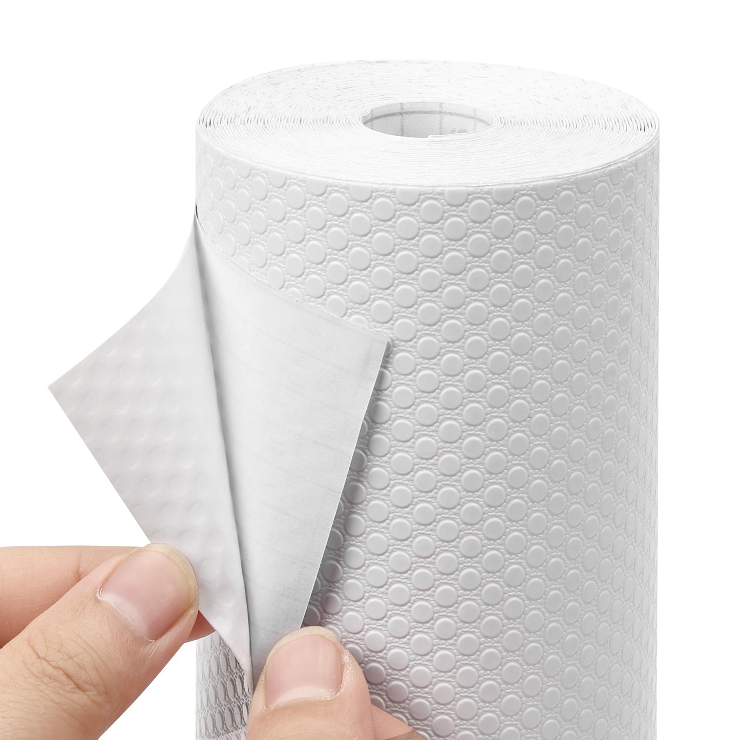 PABUSIOR White Self-Adhesive Drawer Liner: 11.8 Inch x 10 FT Kitchen Cabinet Paper - Easy to Cut Waterproof Shelf Liner for Narrow Pantry Shelves