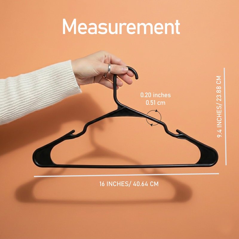 Utopia Home Plastic Hangers 200 Pack - Perfect Space Saving Clothes Hanger - Durable and Strong - Perfect Closet Organizers with Shoulder Grooves (Grey)