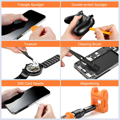 JOREST 117 in 1 Precision Screwdriver Set, Tool Gifts for Men, Mini Repair Tool Kit with Torx Triwing Bits, Repair for Computer, Macbook, Laptop, PC, RC, PS5, iphone, Electronics, XBOX, Glasses