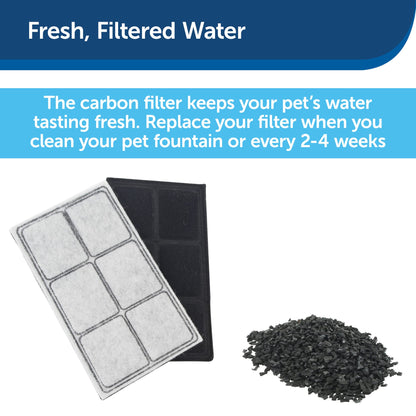 PetSafe Drinkwell Platinum Dog and Cat Water Fountain, Automatic Drinking Fountain for Pets, 168 Ounce,Grey
