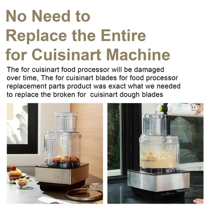 DLC-869TX-1 Fits for Cuisinart Food Processor Replacement Dough Blade, Fits Models DLC-8S, DFP-11, DLC-2011, DLC-3011, EV-11PC6, EV-11PC7, & EV-11PC8 et Food Processor -Designed to Handle Tough Doughs