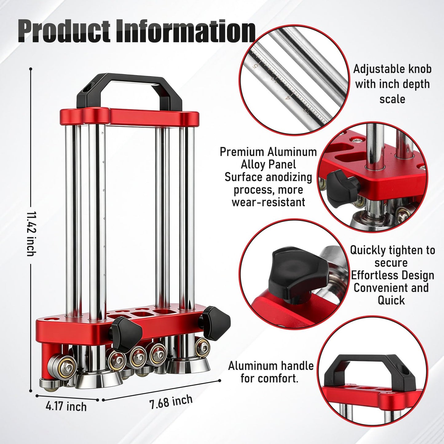 Lingvee Sheet Metal Roller 2 Station Bender Roofing Tools Sheet Fabrication 0-100° Bending Range Large Metal Rollers and Bending Tool for Industrial Production(Red)
