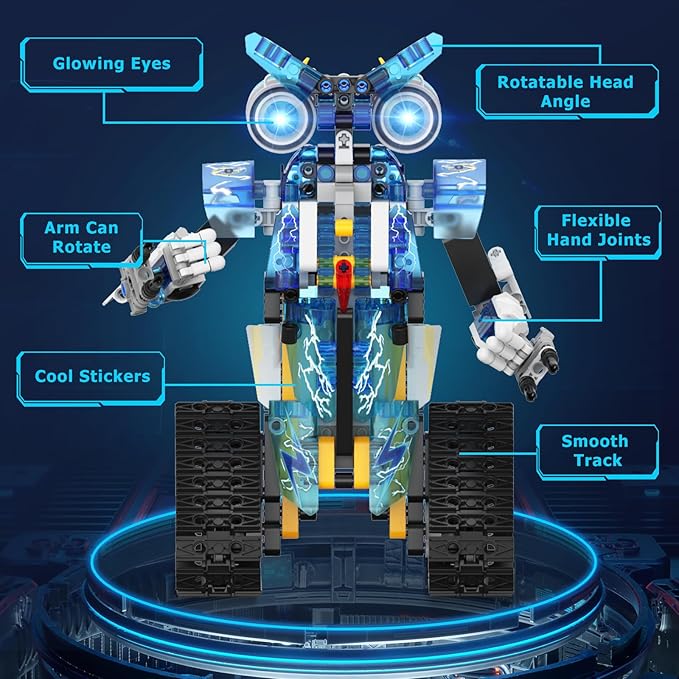 Robot Building Toys Stem Projects for Kids Ages 9-12 Remote &amp App Controlled Programmable Robot Building Blocks Science Kits Educational Birthday Xmax Gifts for 8-16 Year Old Teenage Boys Girls