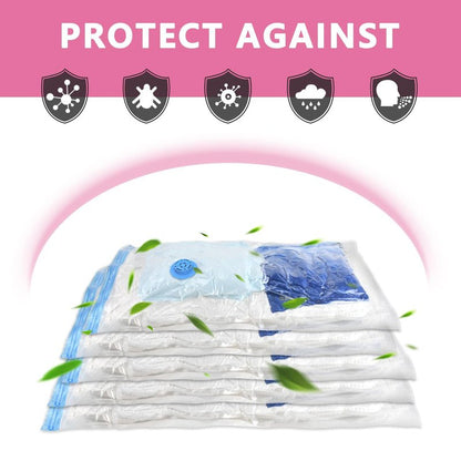 24 Pack Vacuum Storage Bags with Electric Pump, Space Saver Bags (5 Jumbo, 5 Large, 5 Medium, 5 Small, 4 Roll Up Bags) Travel Vacuum Seal Bags for Clothes, Bedding,Blankets,Duvets, Pillows
