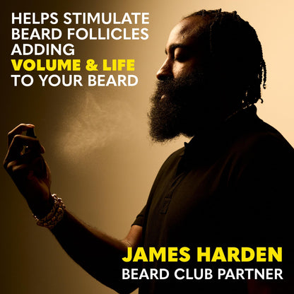 Beard Club - Beard Growth Serum with Natural Castor, Coconut and Avocado to Grow a Thicker, Fuller Beard, Fill in Patches and Stimulate Healthier Facial Hair Growth