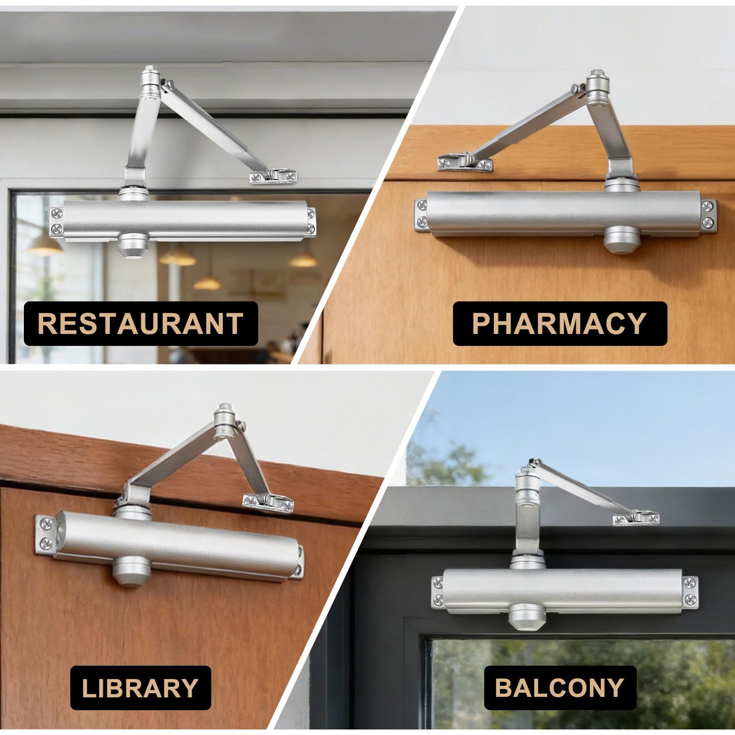 Medium Heavy Duty Grade 1 Commercial Door Closer NEWBNAG7016BC
