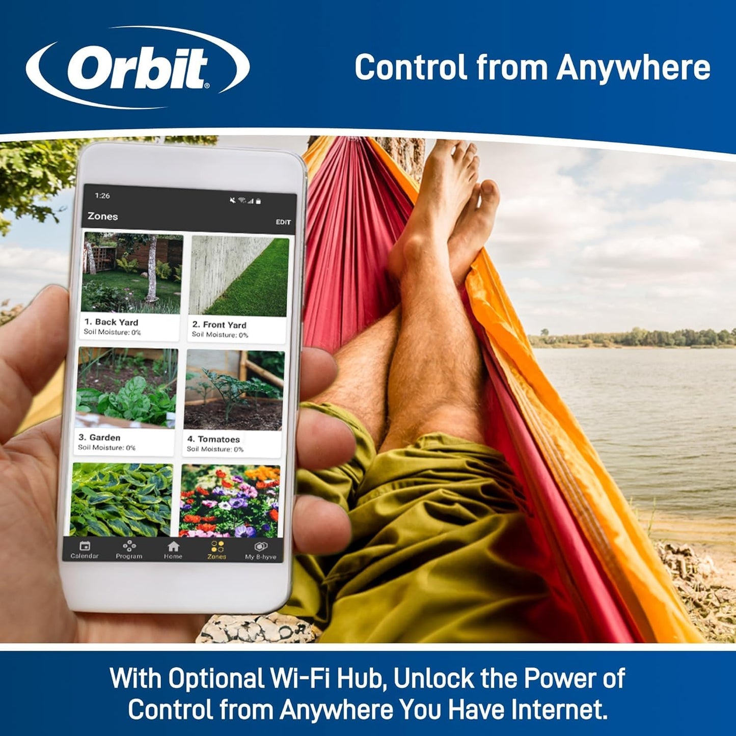 Orbit 24634 B-hyve XD 4-Port Smart Hose Watering Timer