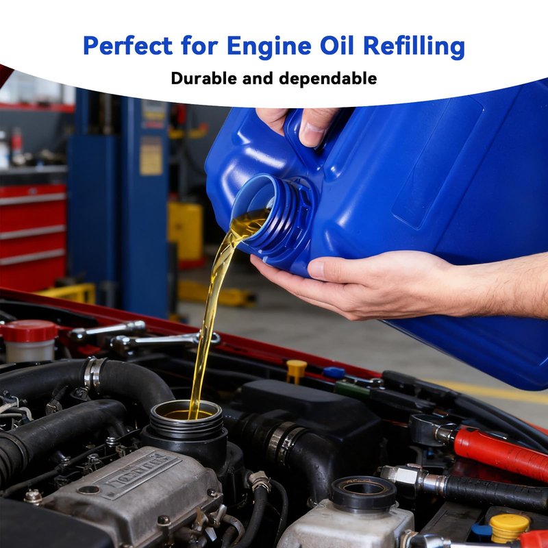 UMETASS Hdpe Carboy Plastic Jar 2 Pack 2.6 Gallon Water Storage Containers - Blue Plastic Jerry can with Sealed Inner Lids & Transparent Level Lines, Perfect for Home & Emergency Supplies
