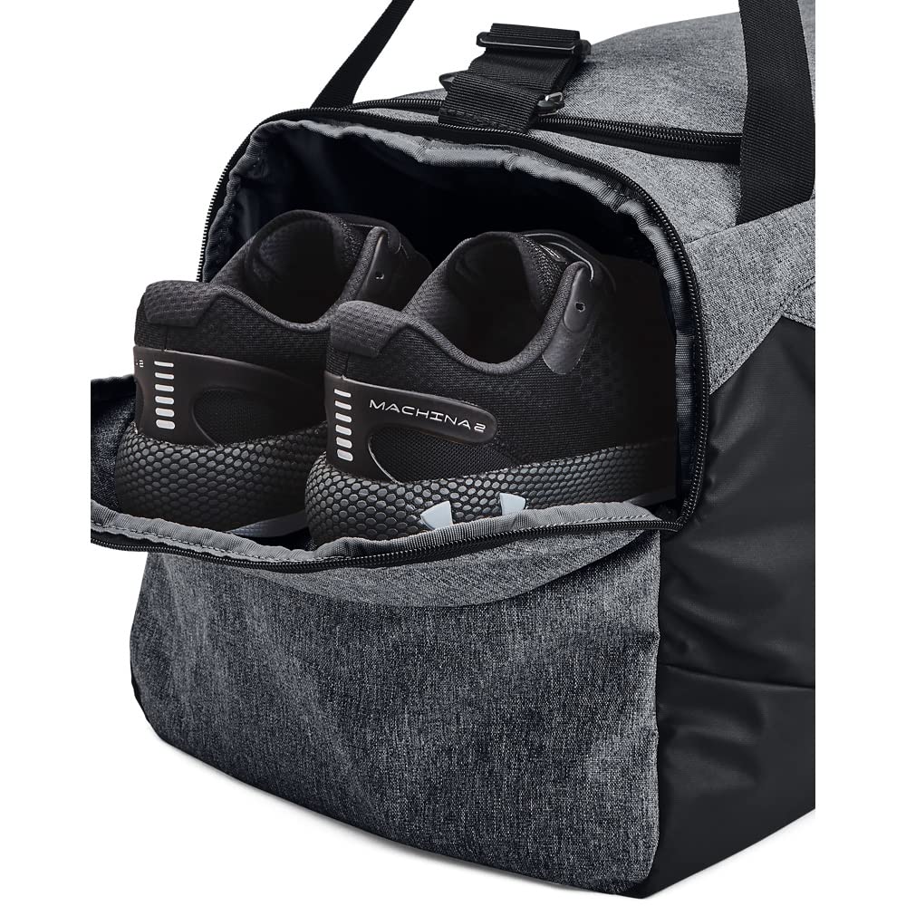Under Armour Unisex-Adult Undeniable 5.0 Duffle , Pitch Gray Medium Heather (012)/Black , Medium