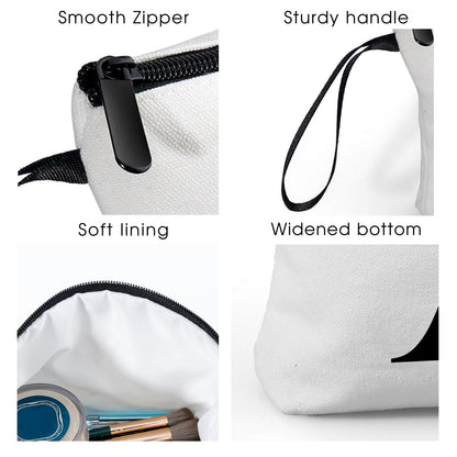 SEAMOON A-Z Personalized Makeup Bag with Mirror, Birthday Gifts for Women Friend Sister Teacher Coworkers, Bride Bridesmaid Travel Cosmetic Bag, Mothers Day Christmas Graduation J