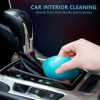 Cleaning Gel for Car Detailing Putty Car Vent Cleaner Goo Cleaning Putty Gel Auto Detailing Tools Car Interior Cleaner Dust Cleaning Mud for Cars Dust Cleaner Slime Keyboard Cleaner Gel (1Pack)