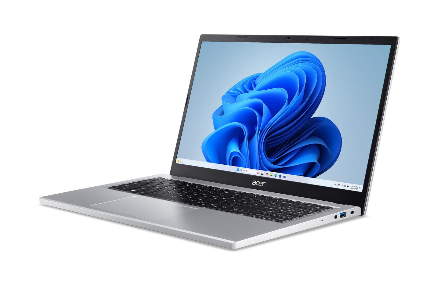 acer Aspire Go 15 AI Ready Laptop | 15.6" FHD (1920 x 1080) IPS Display | Intel Core 3 Processor N355 | Intel Graphics | 8GB DDR5 | 128GB UFS | Wi-Fi 6 | Windows 11 Home in S Mode | AG15-32P-39R2