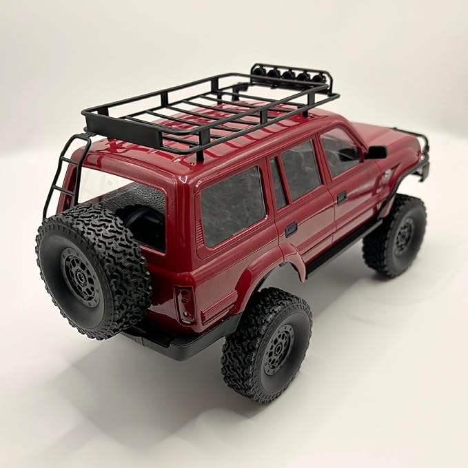 RC Crawler WPL C54-1 RC Truck 1/16 RC Rock Crawler 4x4 Remote Control Truck Off Road All Terrain RTR Proportional 260 Motor Upgraded Chassis and Gearbox Hobby RC Gift for Adults 2 Batteries
