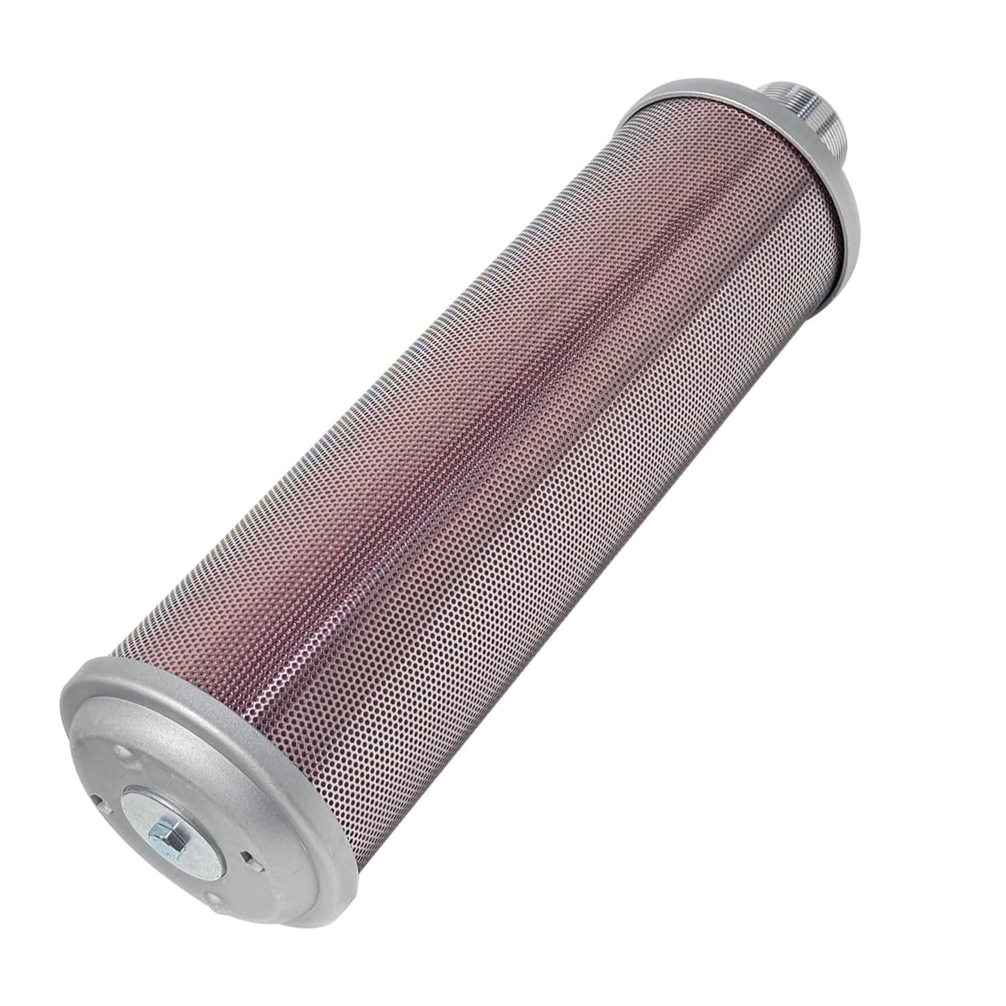 XY-20 Air Compressor Muffler, Dryer Silencer 2" NPT, for Drying Machine Diaphragm Pump Exhaust Noise Reduction, Single Chamber 125 PSI, Muffler Replacement Part XY20