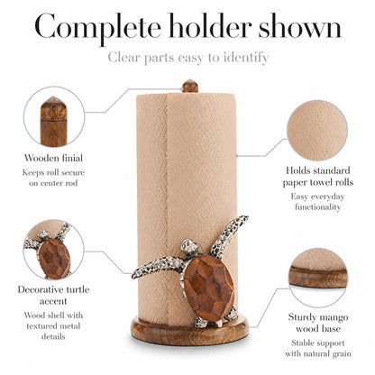 Mud Pie Turtle Paper Towel Holder