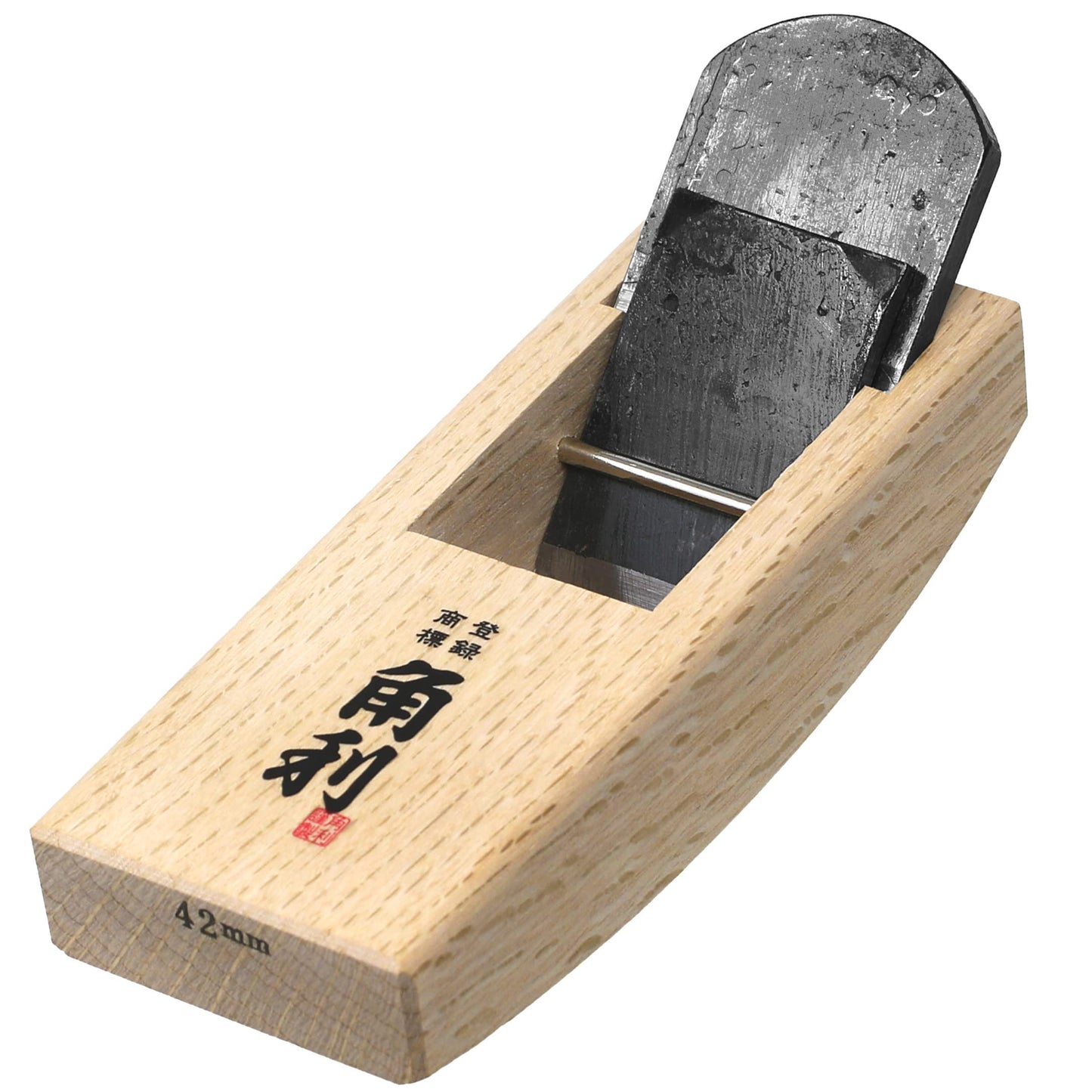 KAKURI Compass Plane 42mm Curved Sole Plane for Woodworking, Japanese Hand Plane KANNA Wood Circular Plane Tool for Smoothing Round Surface, Made in JAPAN