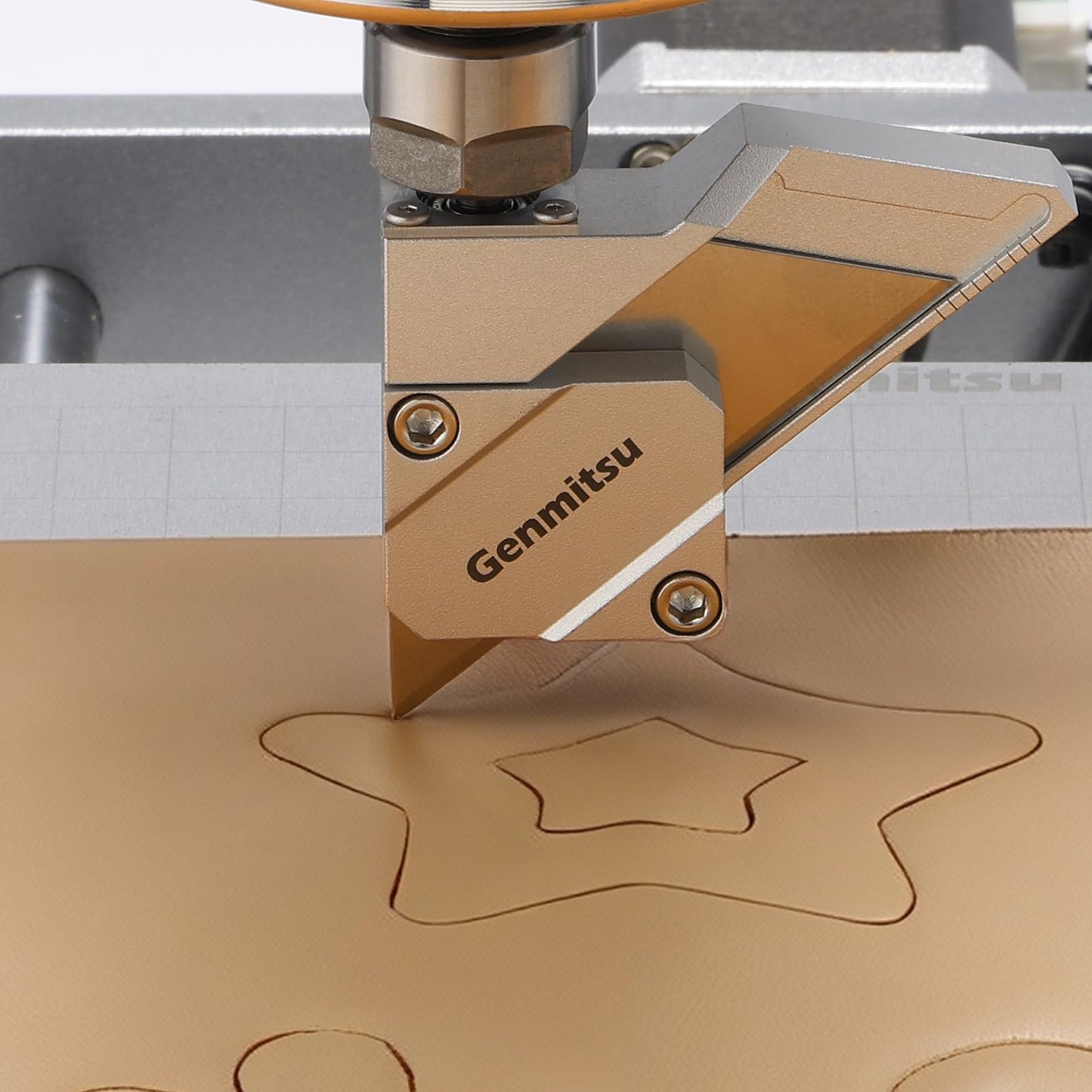 Genmitsu CNC Router Machine PROVerXL 4030 V2 + Drag Knife Cutter with 10PCS Blades, Precision 1/8" Shaft with Dual Bearings