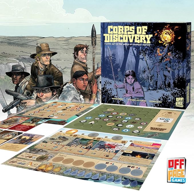 Corps of Discovery – Cooperative Adventure Board Game by Off The Page Games | 1–4 Players | Ages 14+