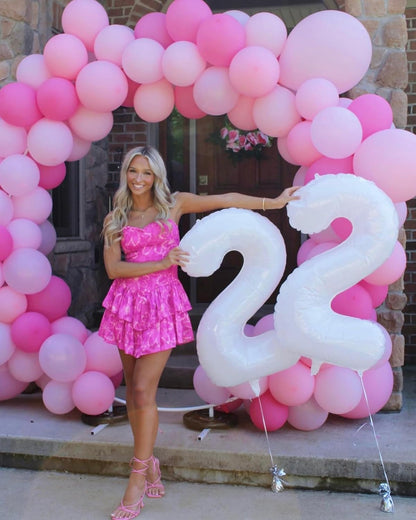 Translucent Number 60 Balloon by [Brand Name] - 40-Inch White Birthday Decoration for 60th Celebration